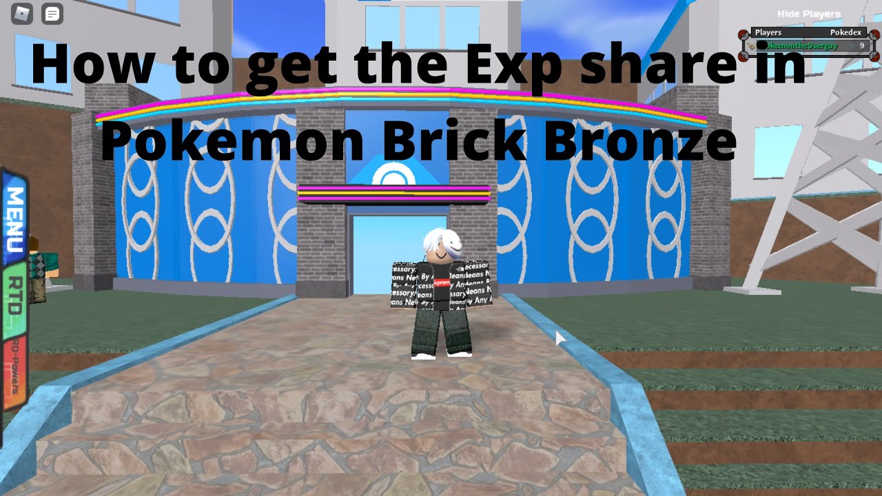 how to get exp share in pokemon brick bronze