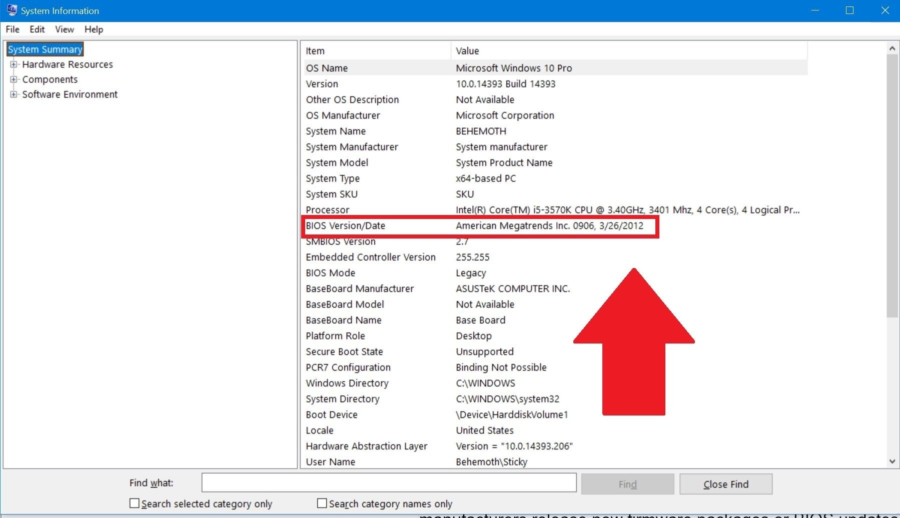 how to instal bios update