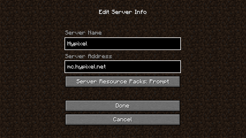 how to join hypixel