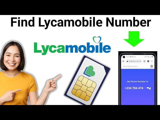 how to know my number in lycamobile