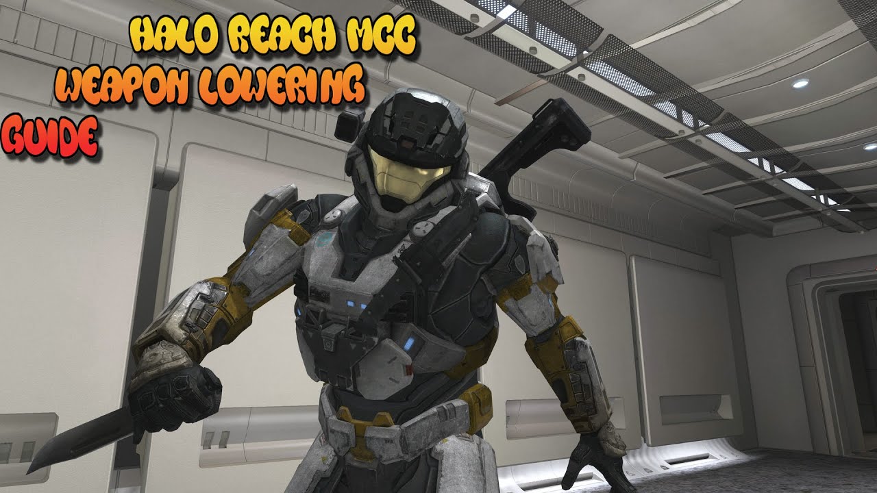 how to lower your weapon in halo reach