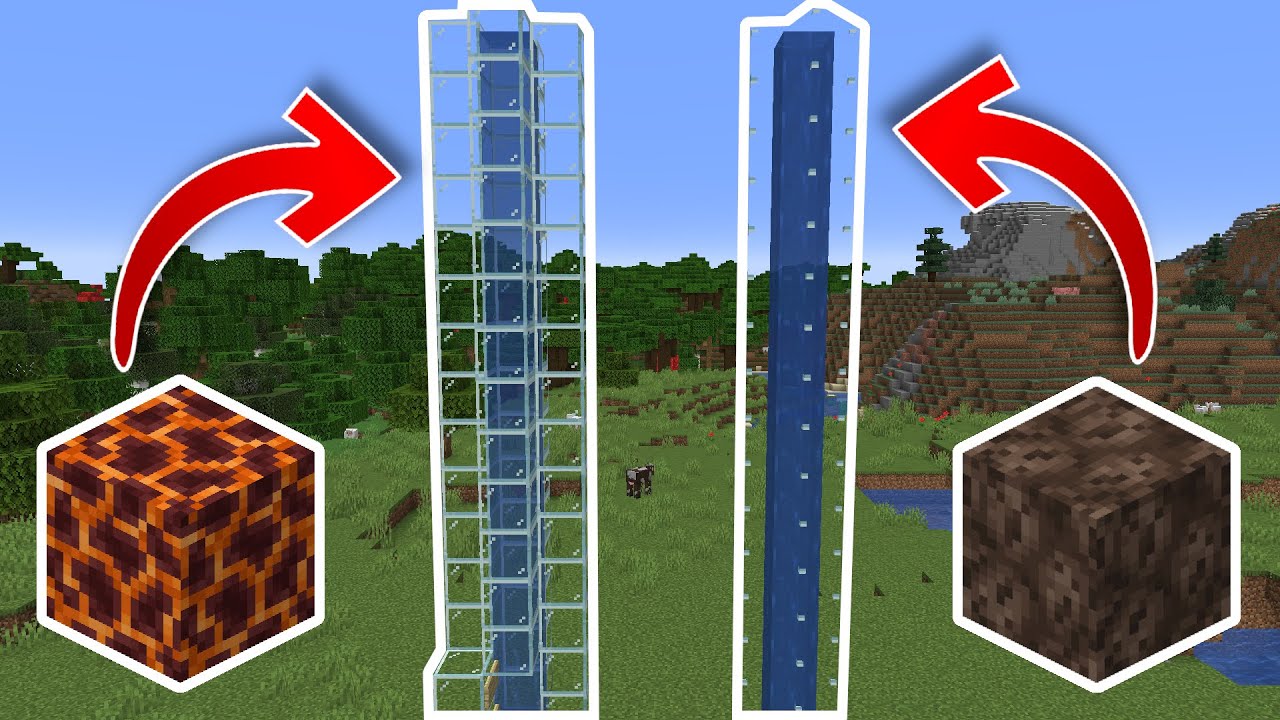 how to make a fast elevator in minecraft