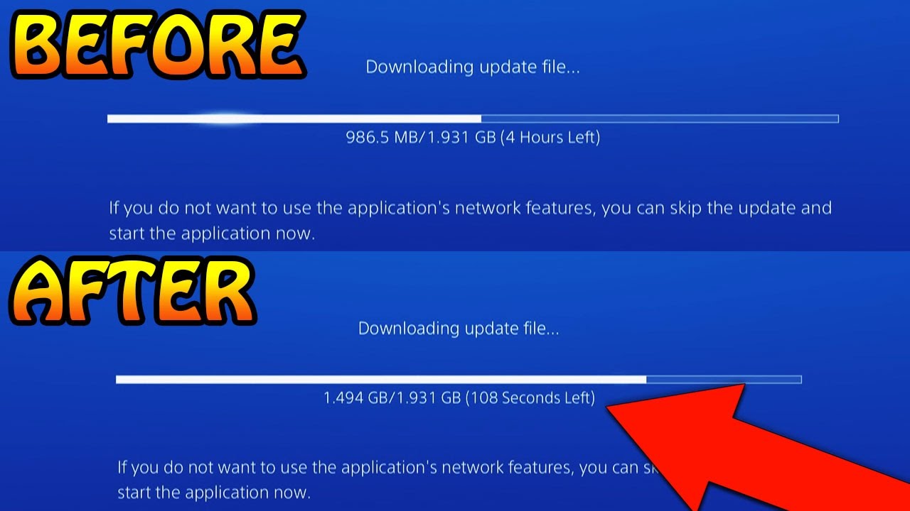 how to make downloads faster on ps4