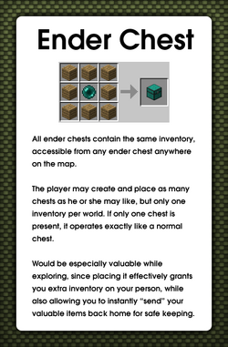 how to make ender chest