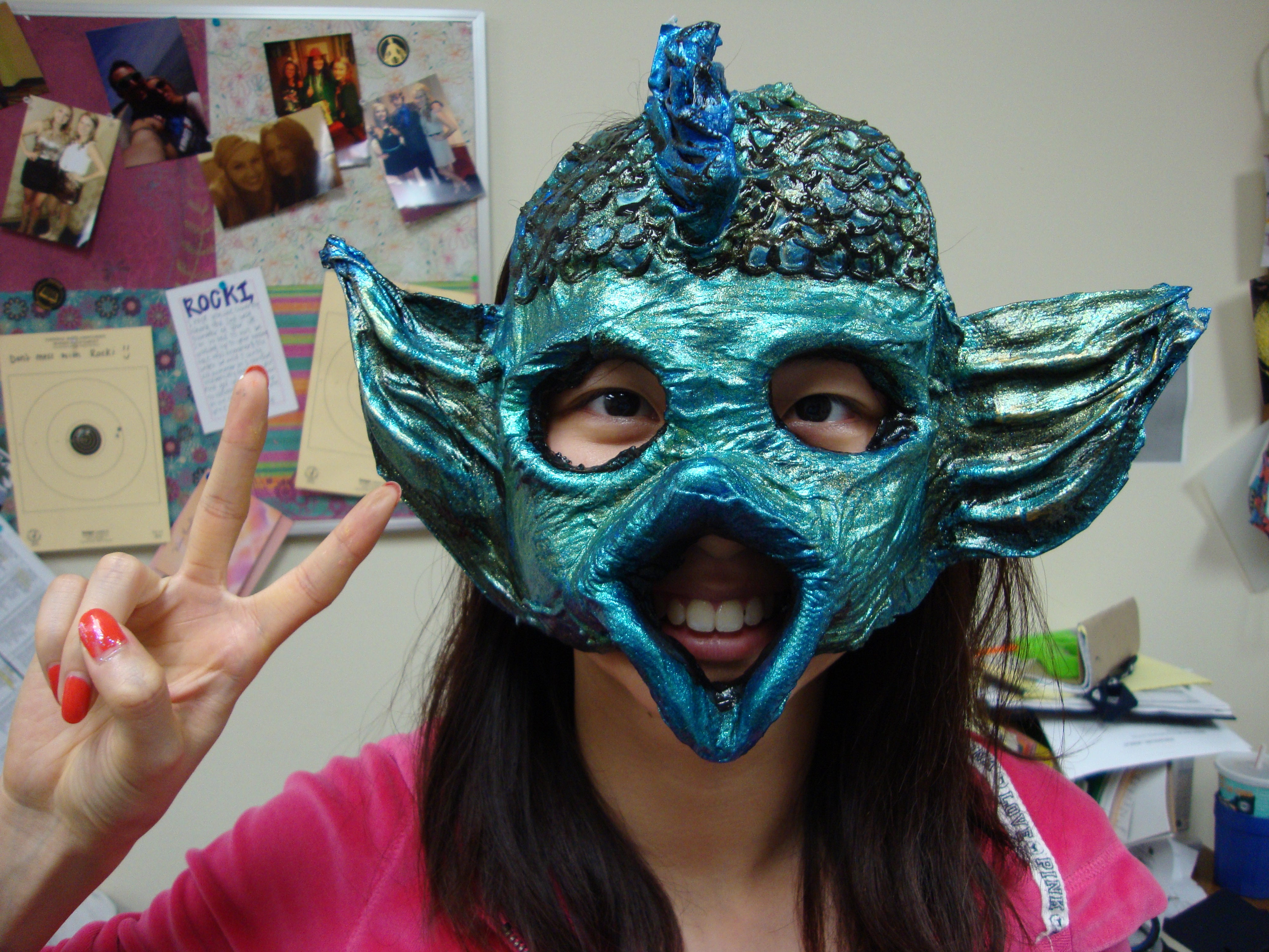 how to make papier mache mask