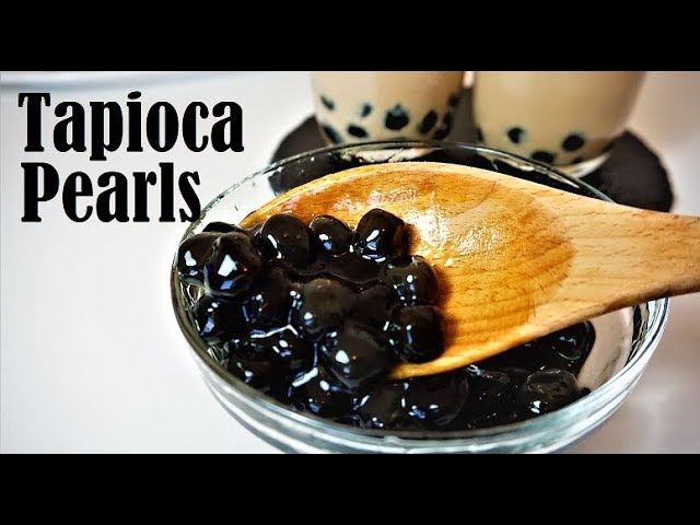 how to make tapioca pearls for bubble tea