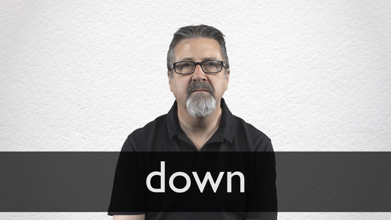 how to pronounce down