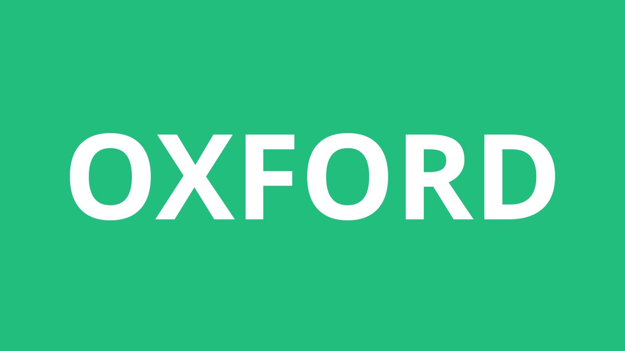 how to pronounce oxford