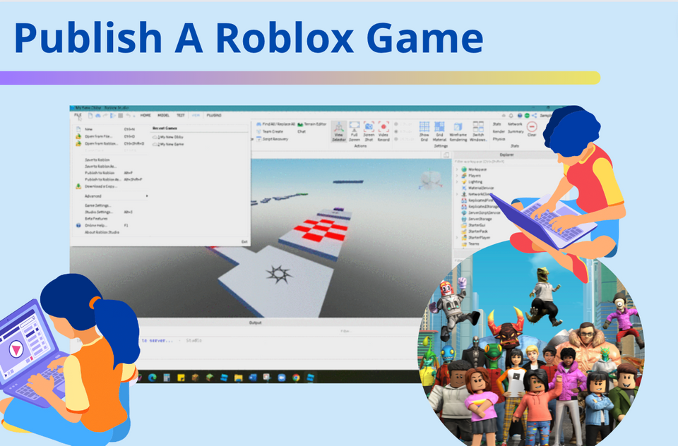 how to publish a game in roblox