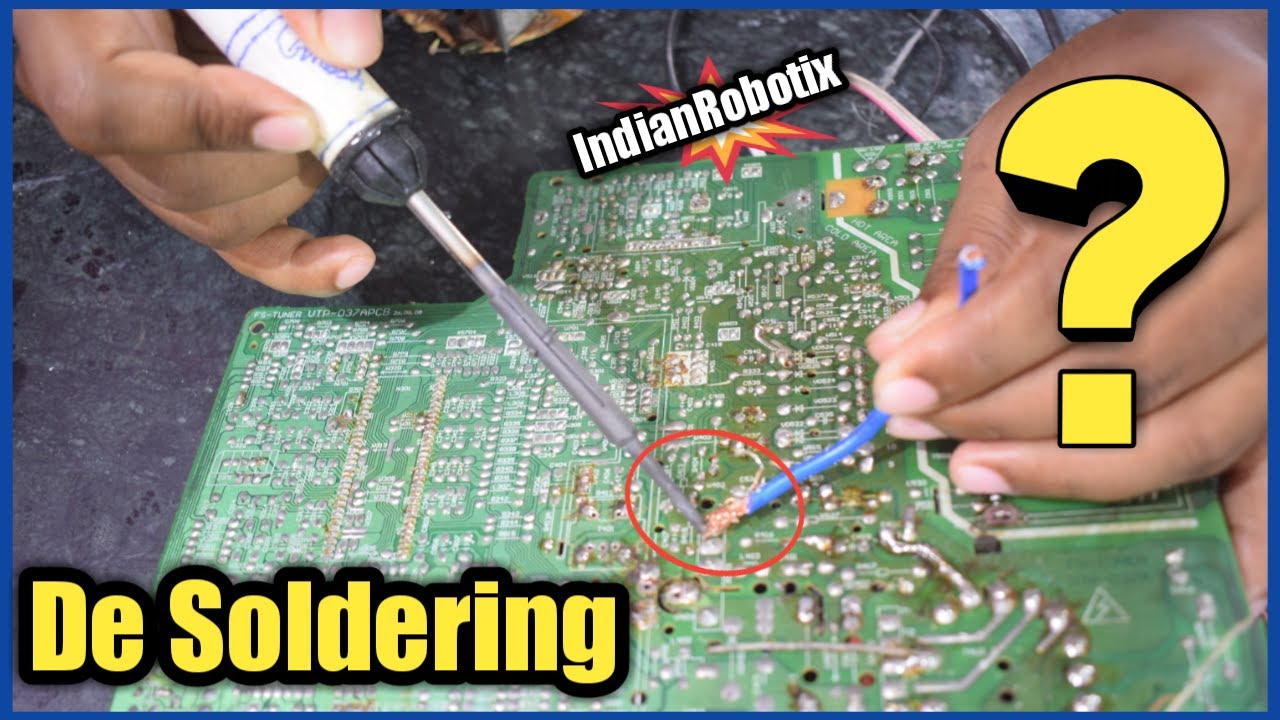how to remove solder without pump