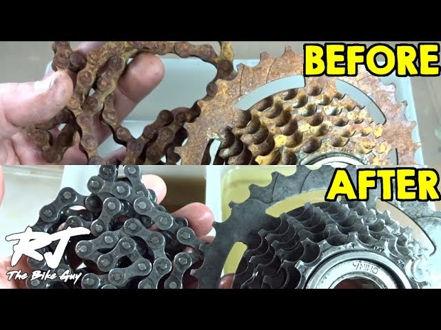 how to take rust off bike chain