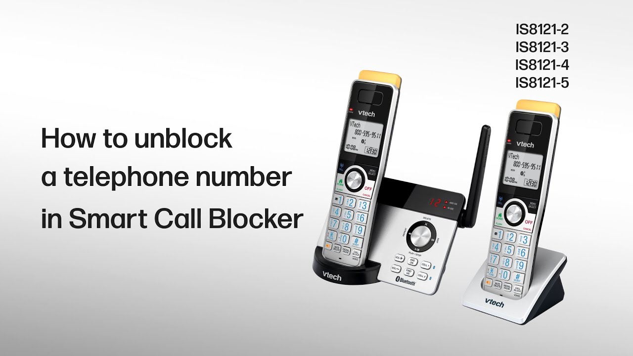 how to unlock vtech cordless phone