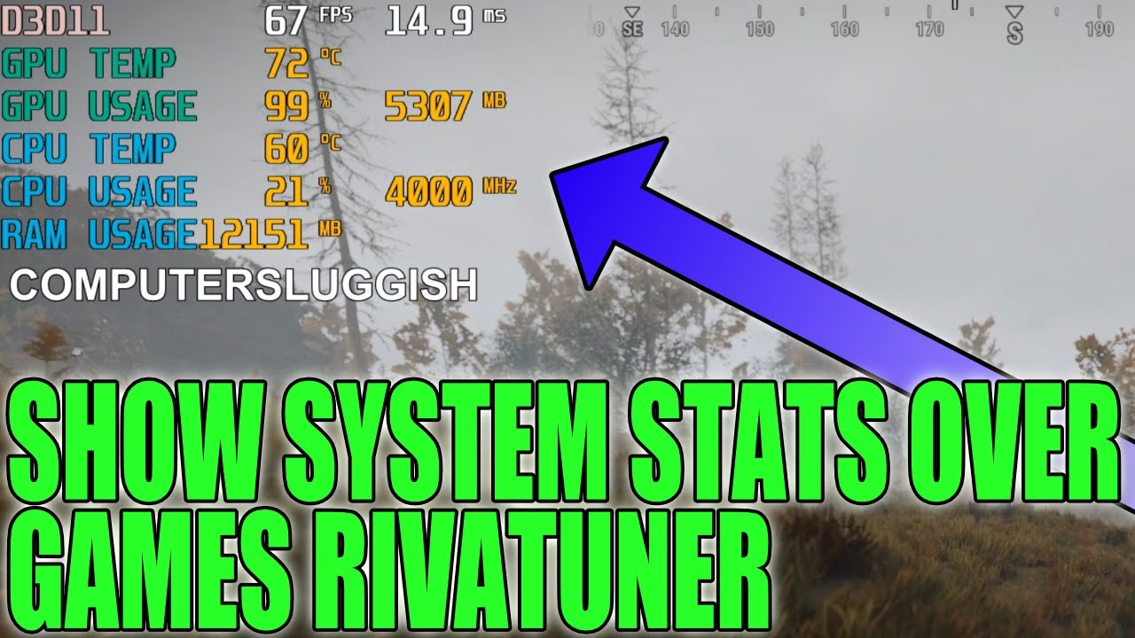 how to use rivatuner statistics server