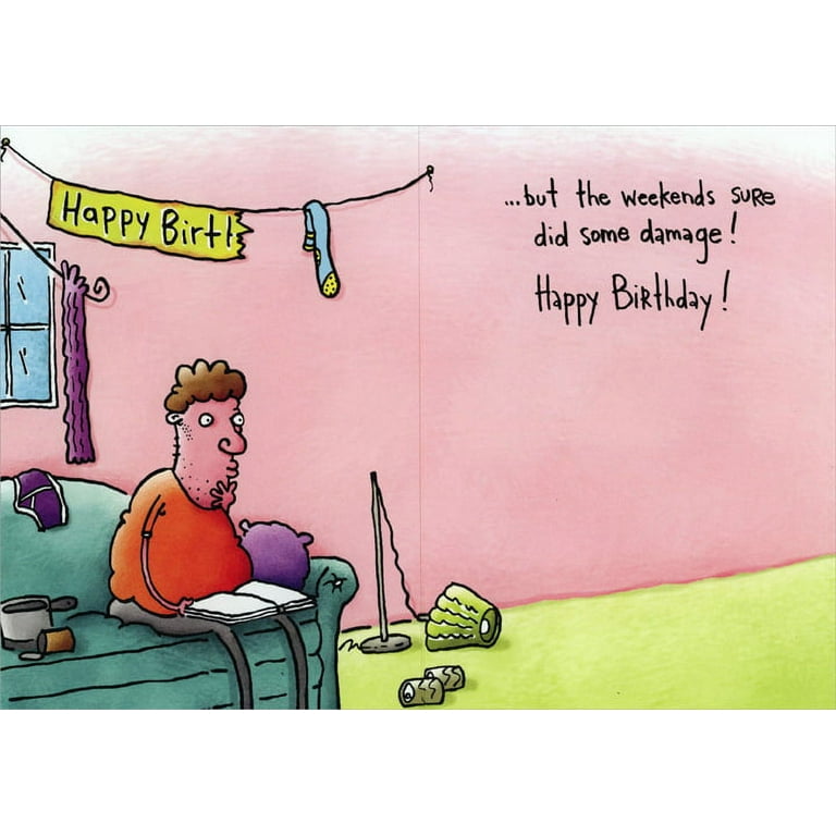 humour birthday cards for him