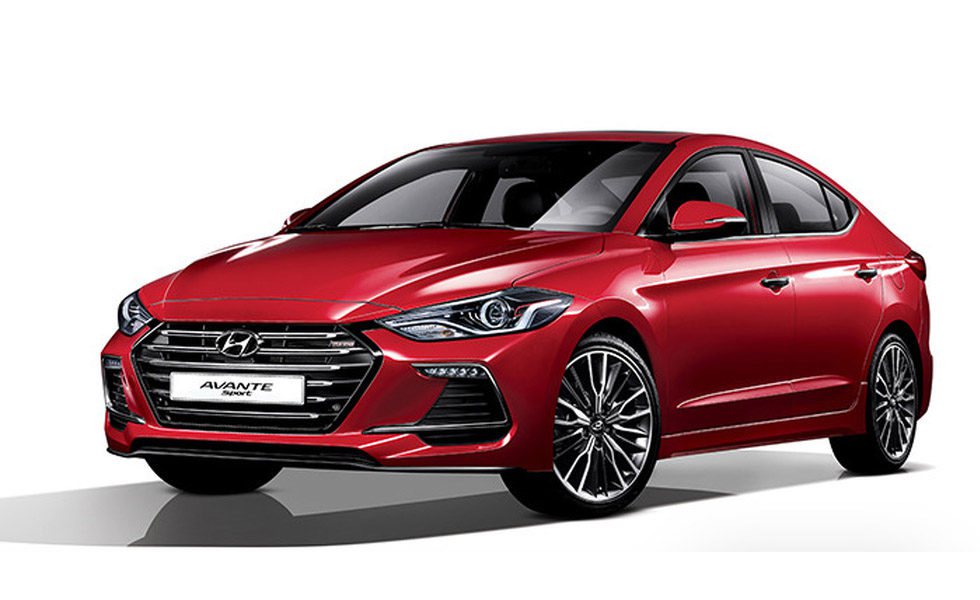 hyundai elantra 2018 rojo