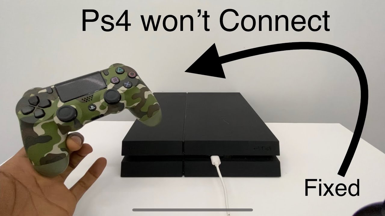 i can t connect my ps4 controller to my pc