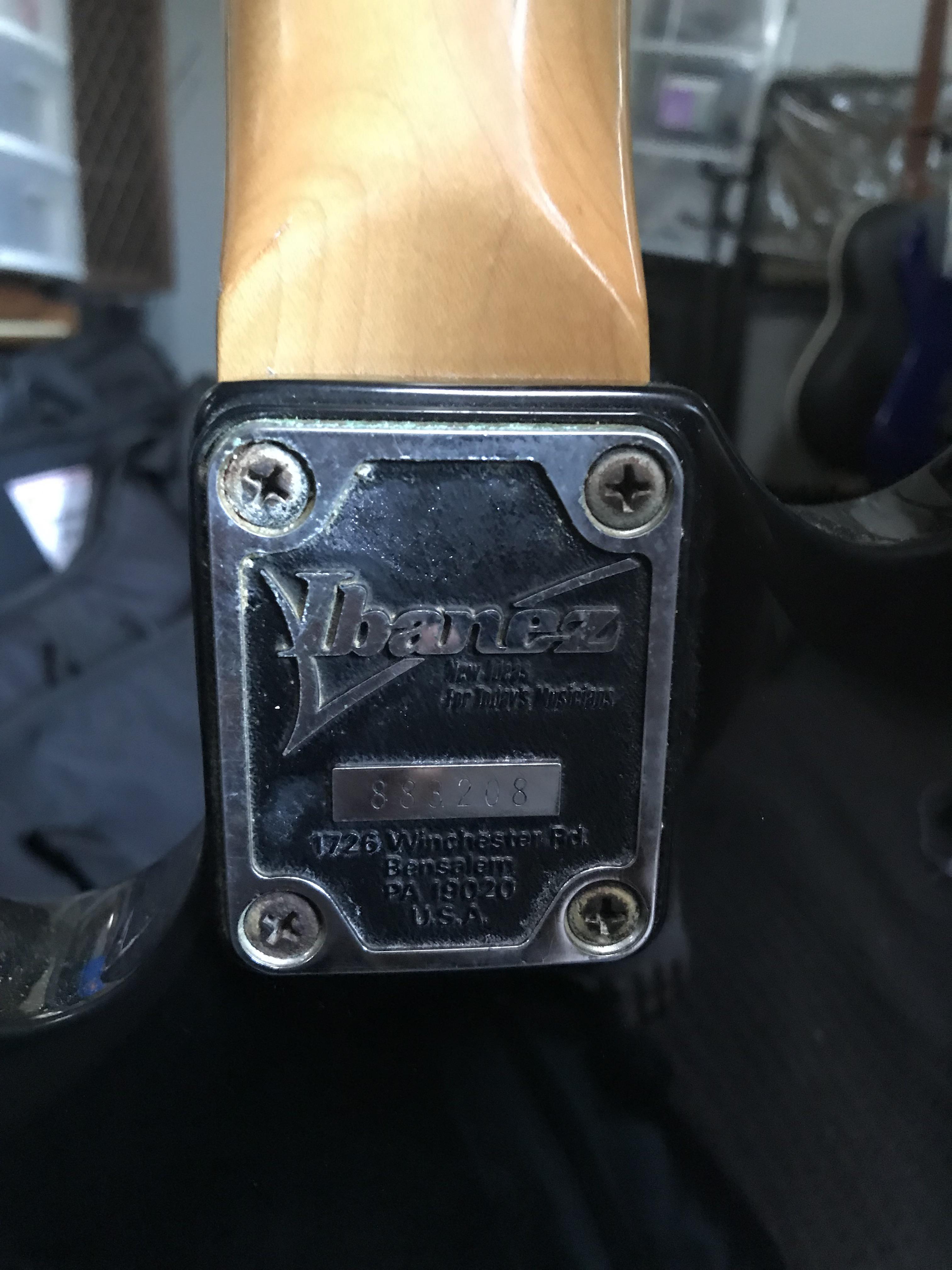 ibanez guitar serial number