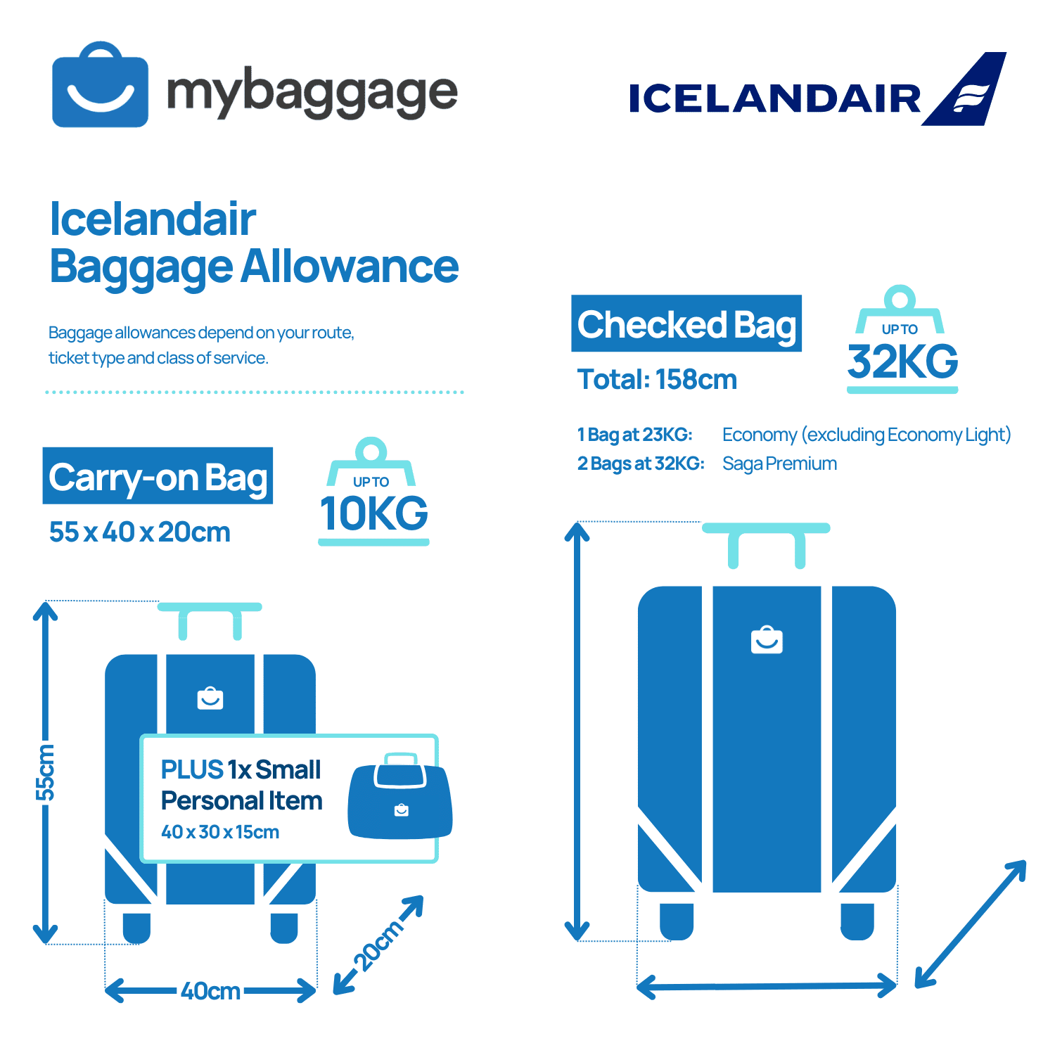 icelandair hand luggage size