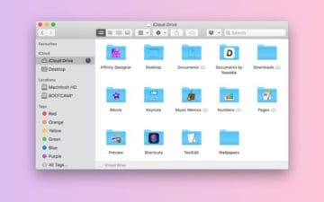 icloud download folder