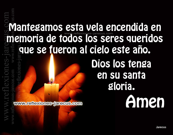 imagen de velas encendidas con frases