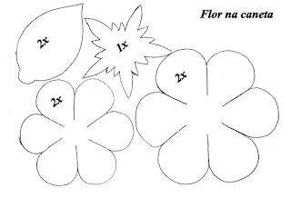 imagenes de moldes para hacer rosas de foami