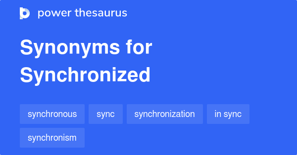 in sync thesaurus