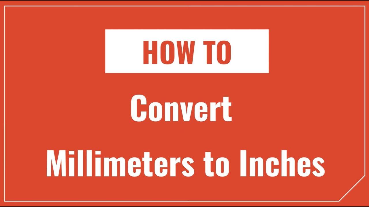 inch to mm conversion calculator