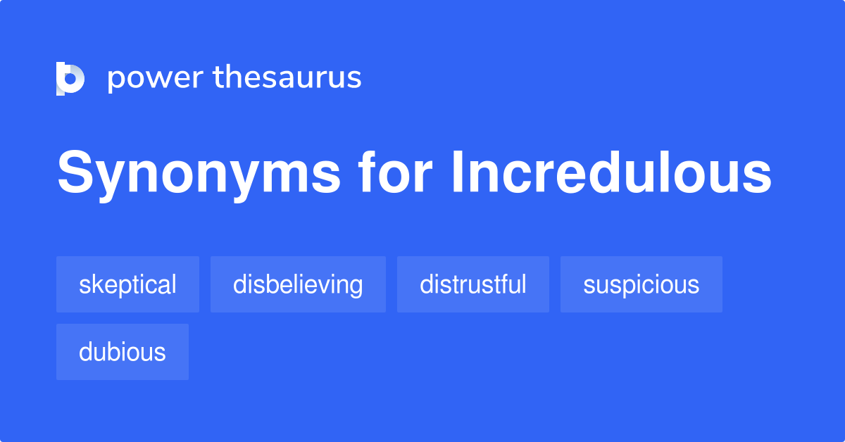 incredulous thesaurus