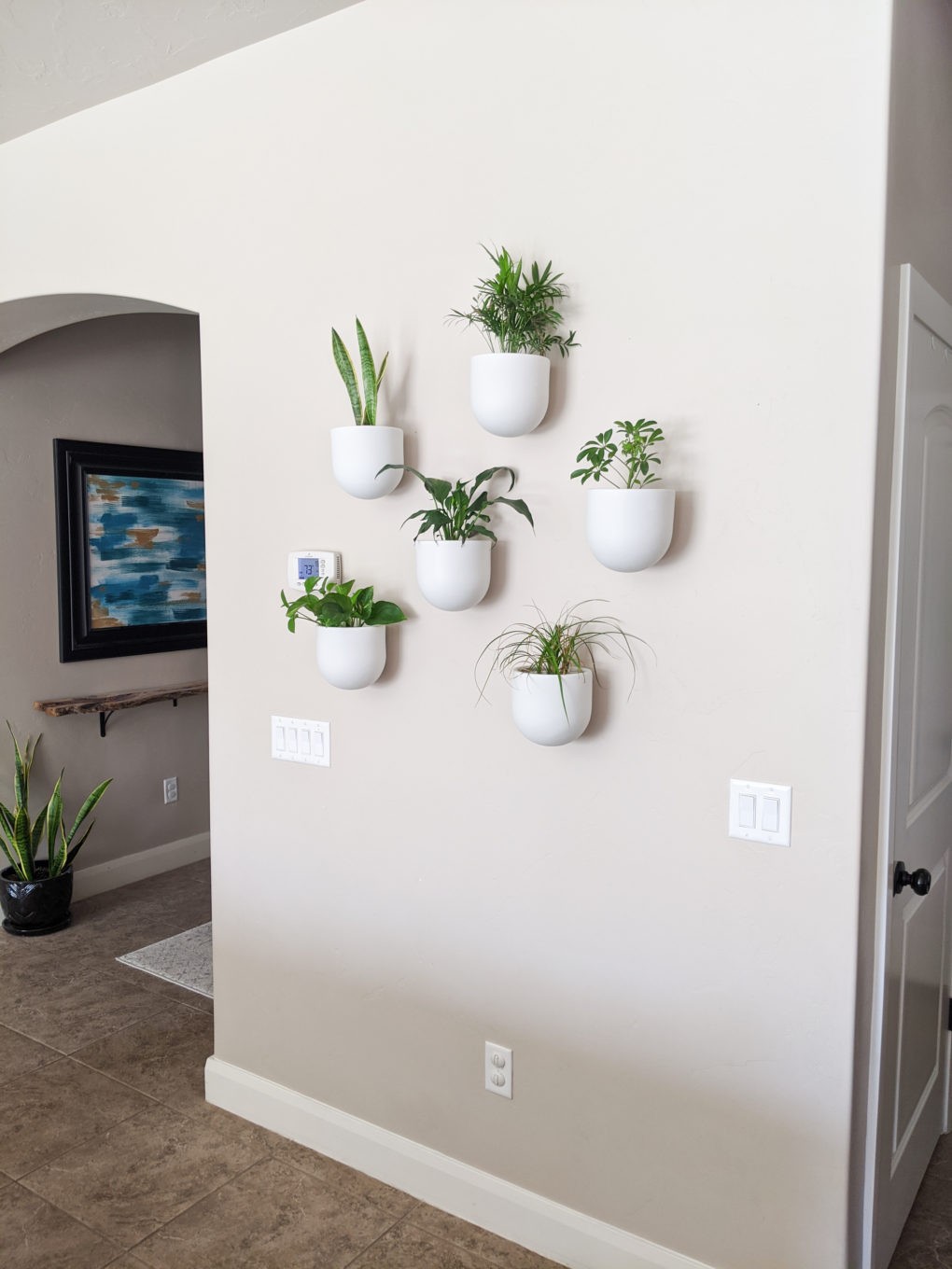 indoor wall flower pots