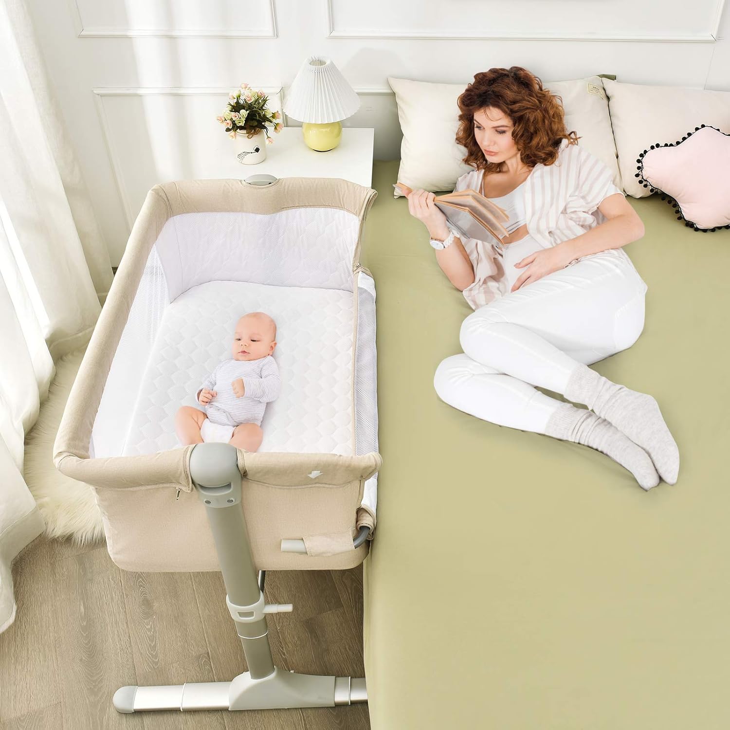 infant bedside crib