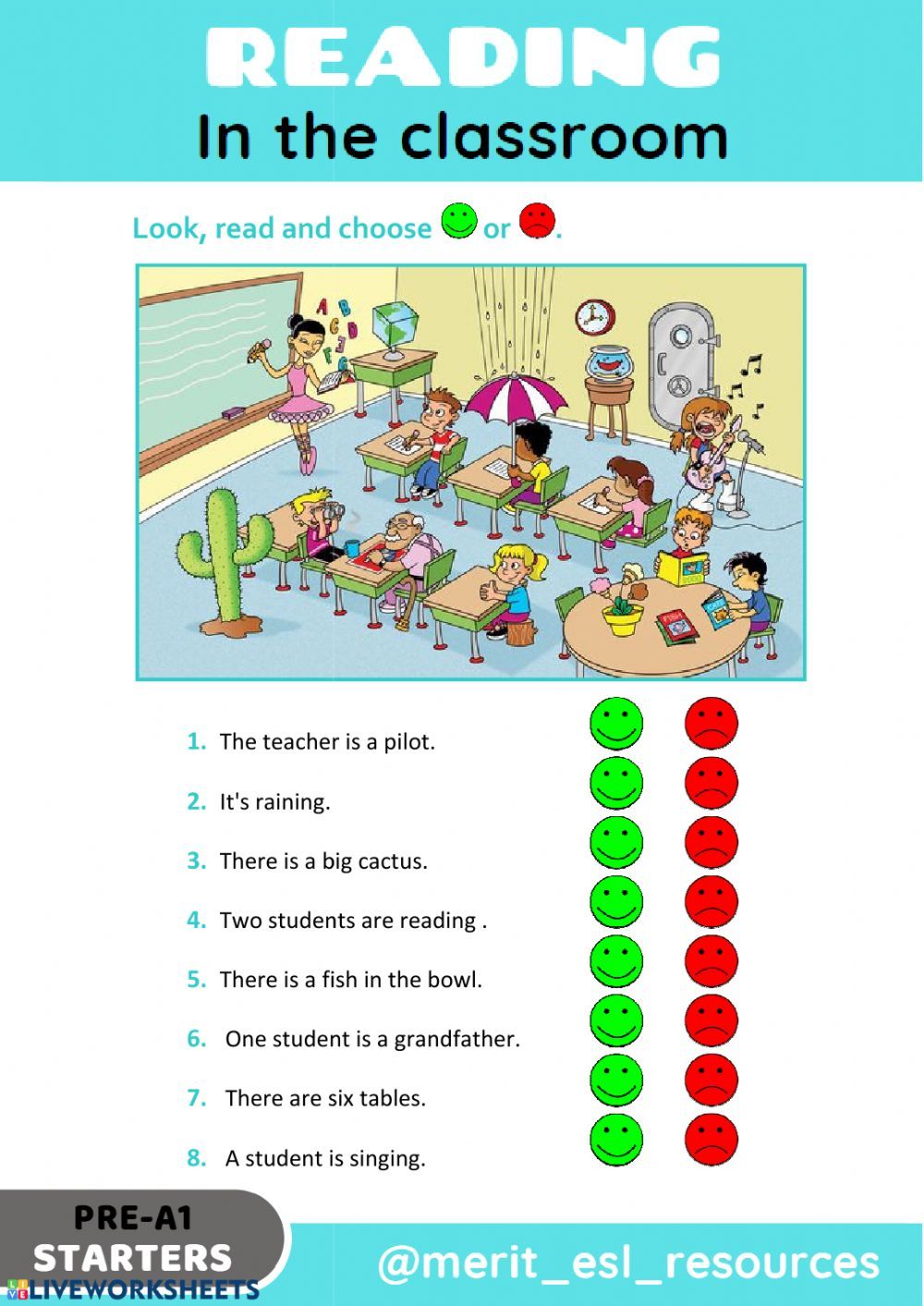 ingilizce true false reading