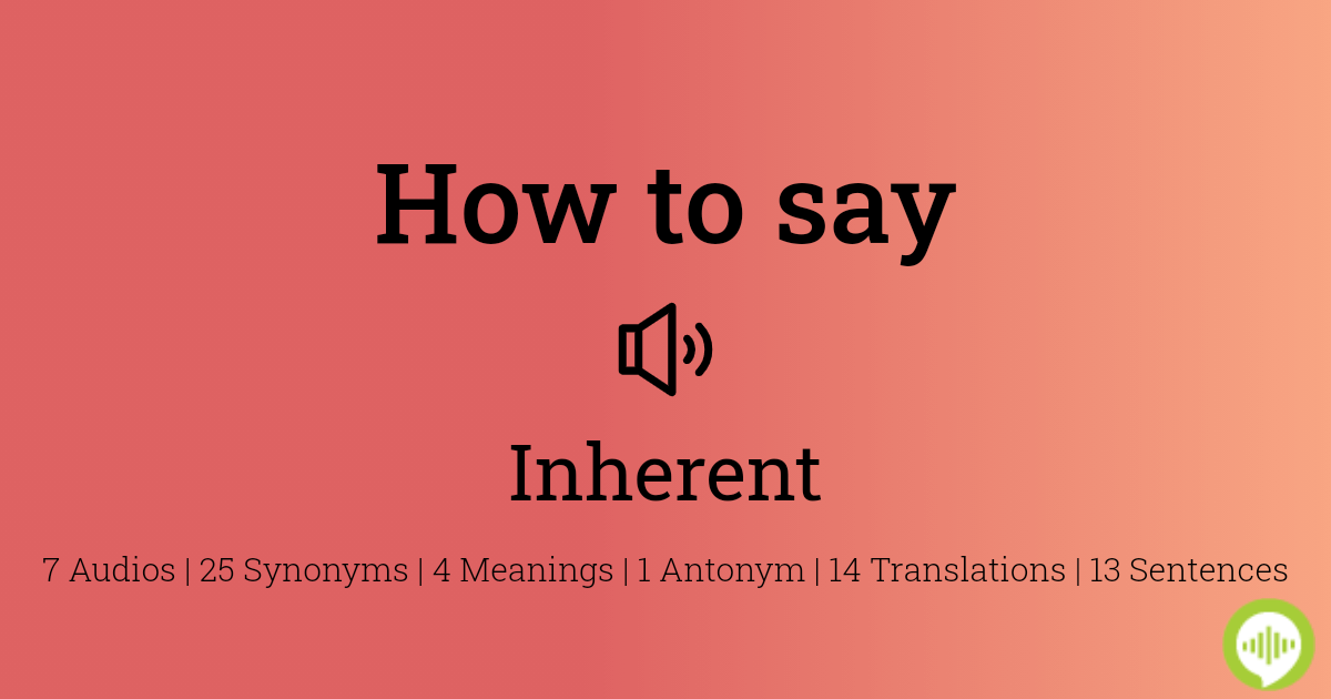 inherent antonym