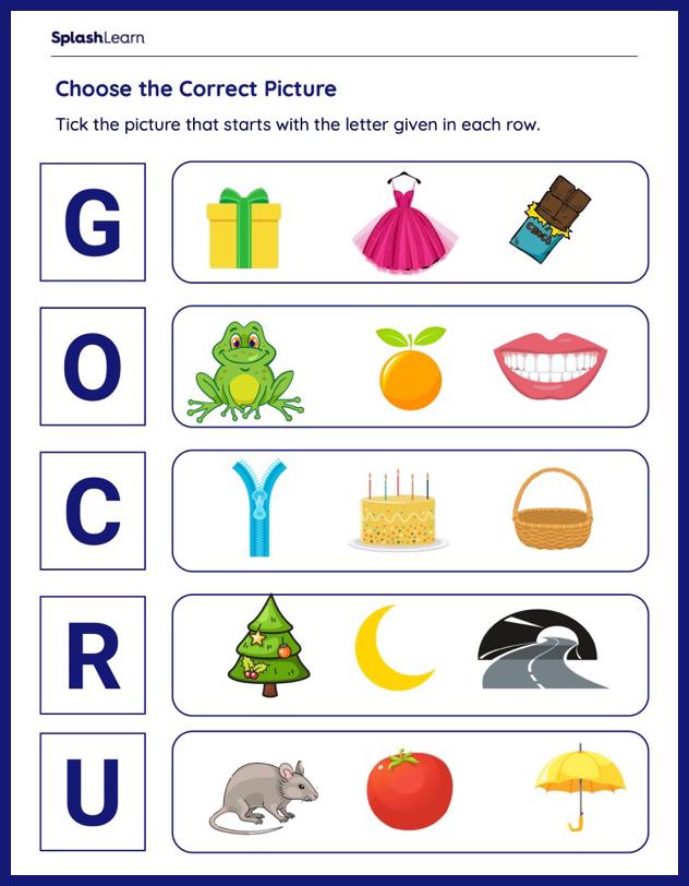 initial sounds worksheet