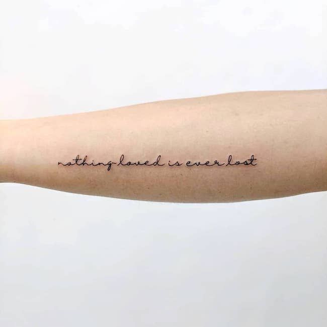 inspirational phrases tattoos