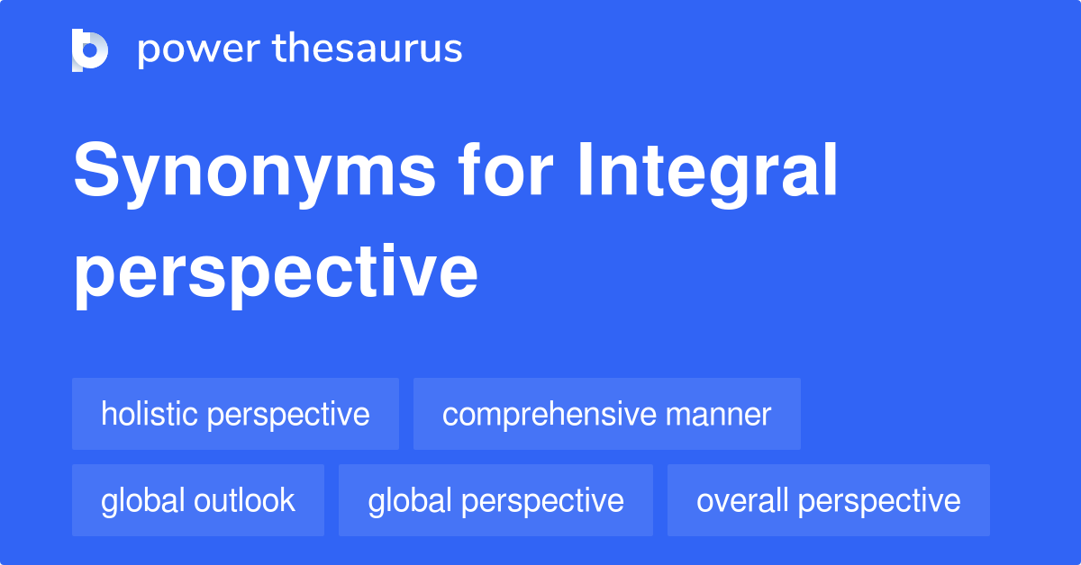 integral synonym