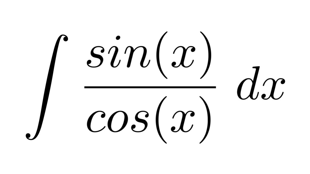 integration of cos x sin x