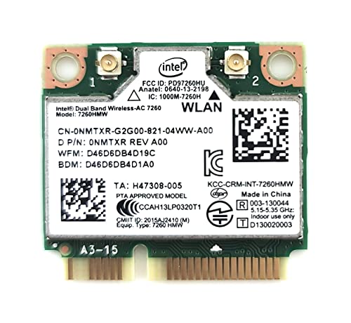 intel dual band 7260 ac