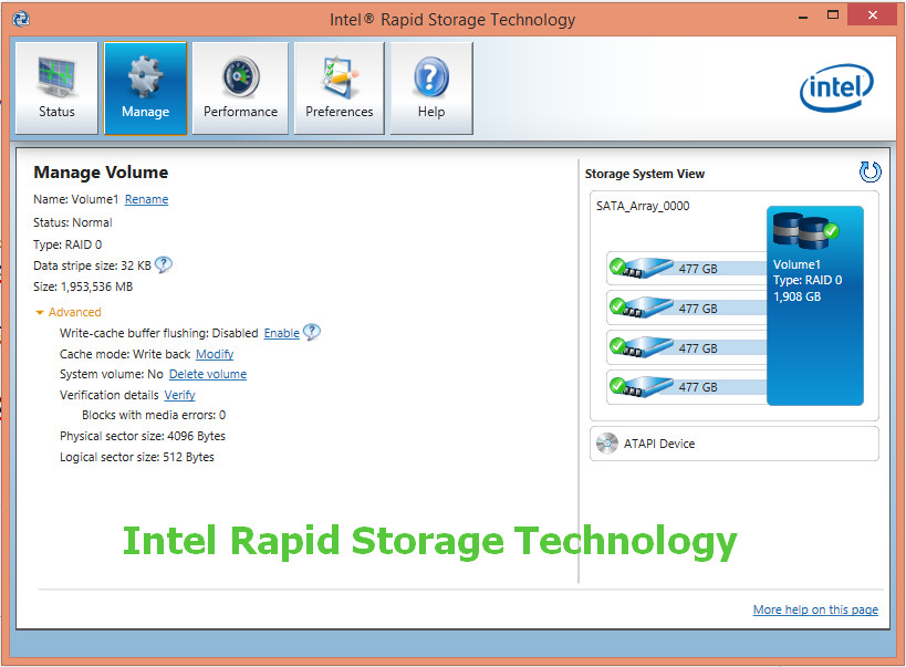 intel raid driver