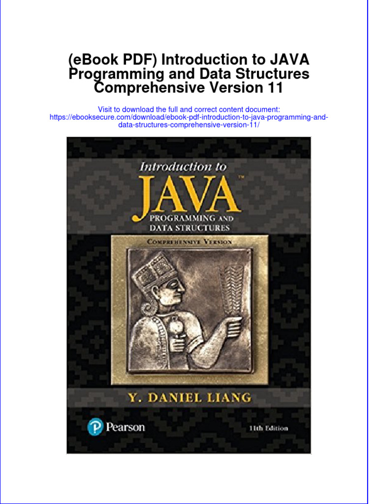 introduction to java programming and data structures comprehensive version pdf
