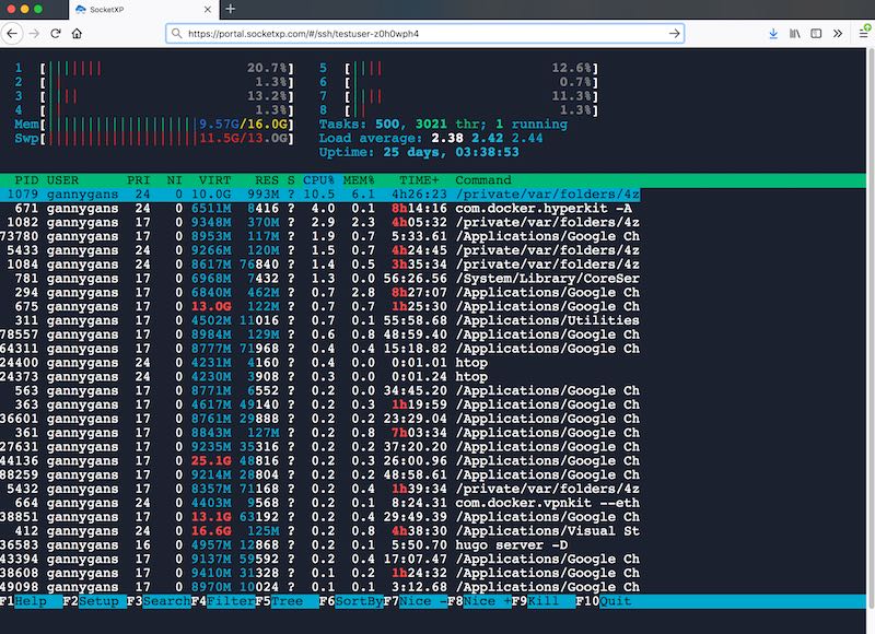 iot ssh over ssh