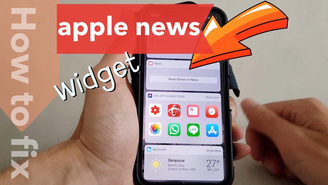 iphone news widget