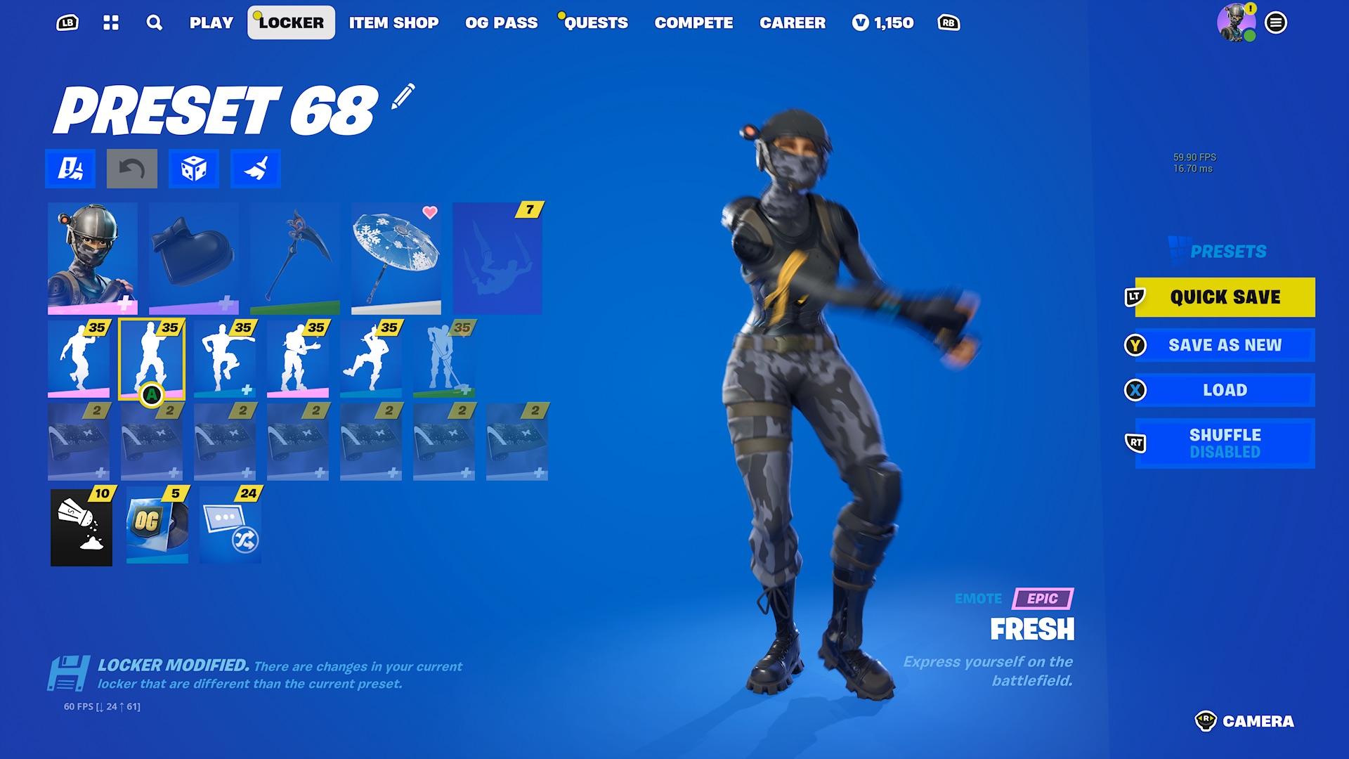 is fresh the rarest emote