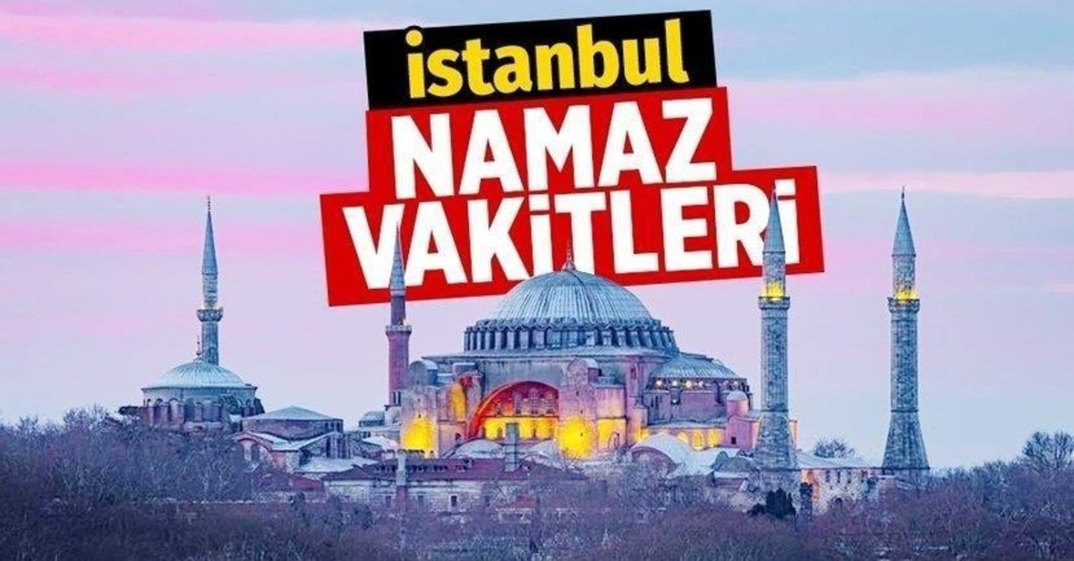 istanbul akşam ezanı saat kaç