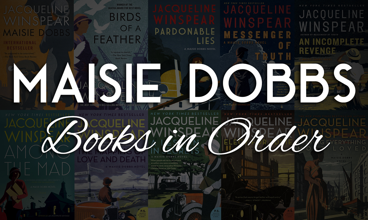 jacqueline winspear maisie dobbs books in order