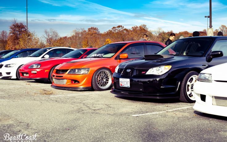 jdm car meet wallpaper