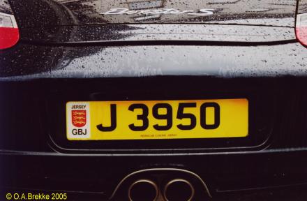 jersey registration plates