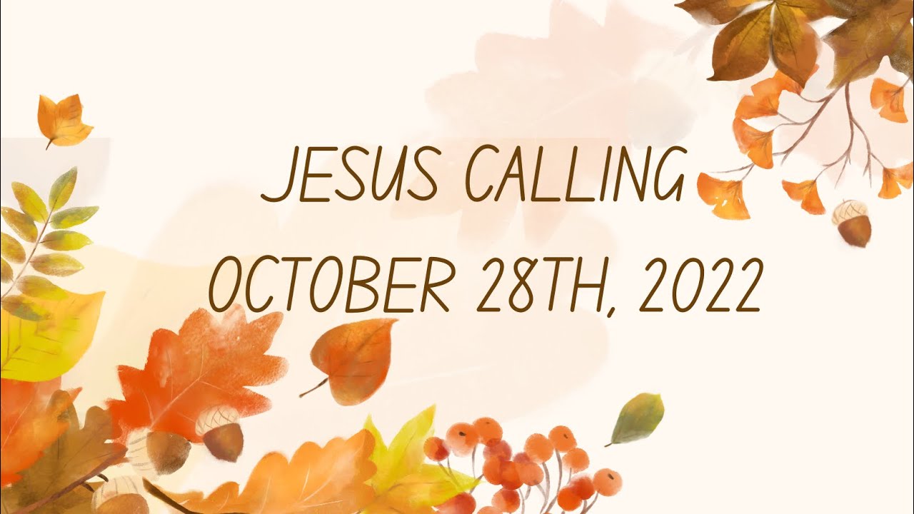 jesus calling october 28