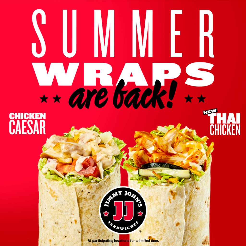 jimmy johns thai chicken wrap