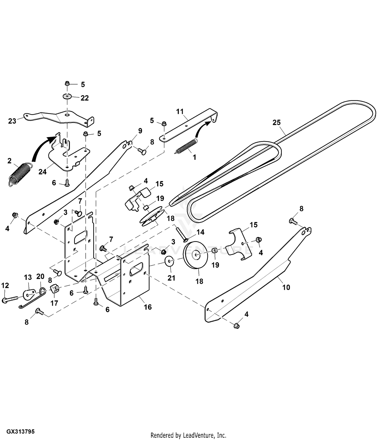 john deere snowblower parts