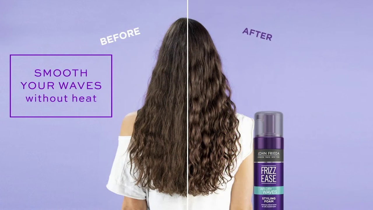 john frieda air dry waves styling foam